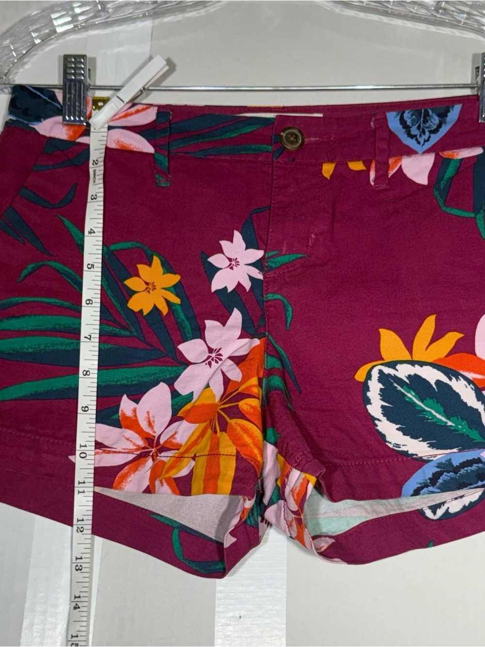 Old navy Tropical Print Sz 0 Fushia